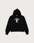 COLLEGE OVERSIZED ZIP HOODIE LADIES