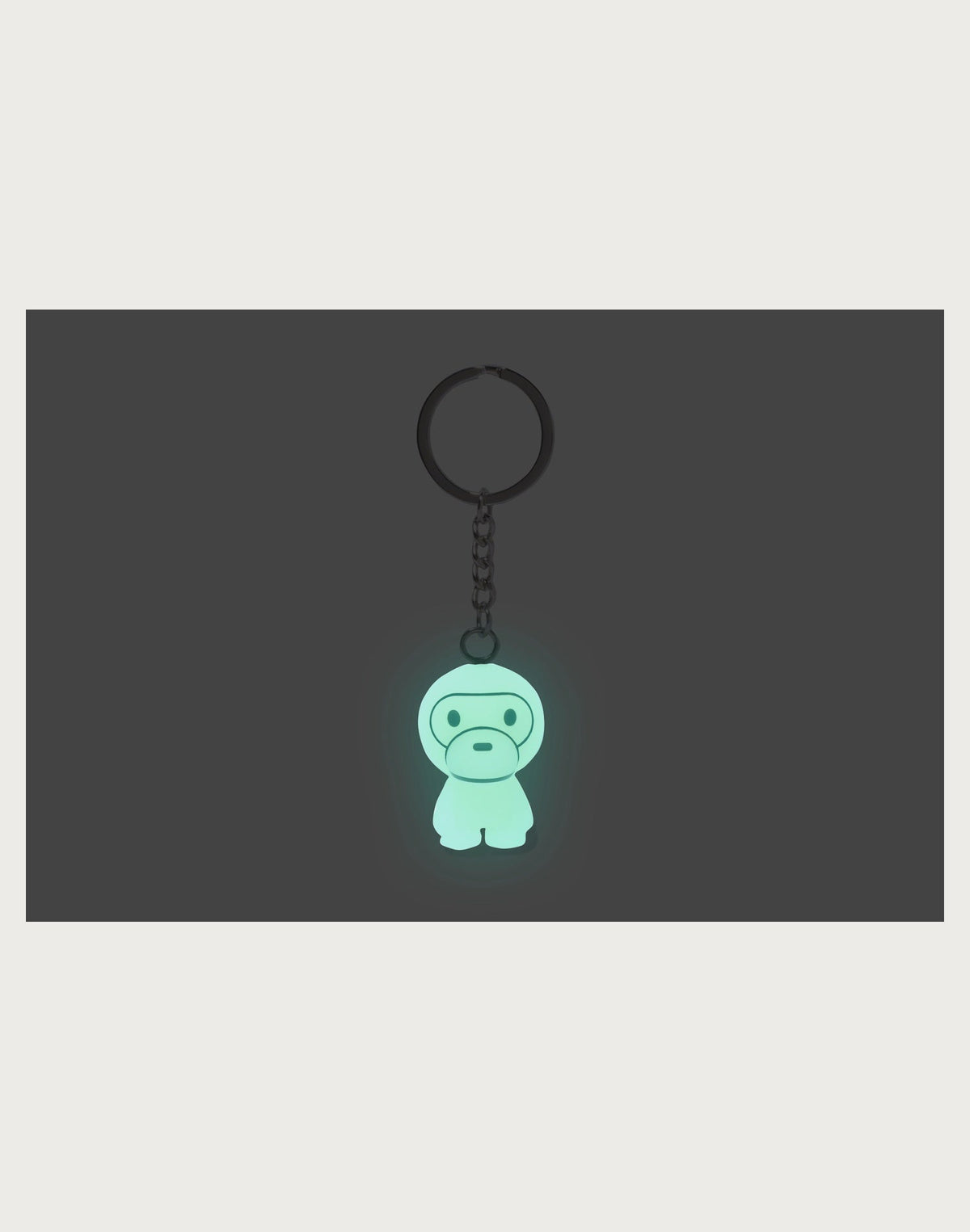 GLOW IN THE DARK BABY MILO KEYCHAIN