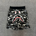 BAPE Glow-in-the-Dark City Camo Shark Shorts