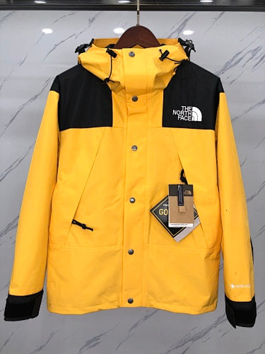The North Face Yellow Black GORE-TEX Mountain Jacket Waterproof Shell
