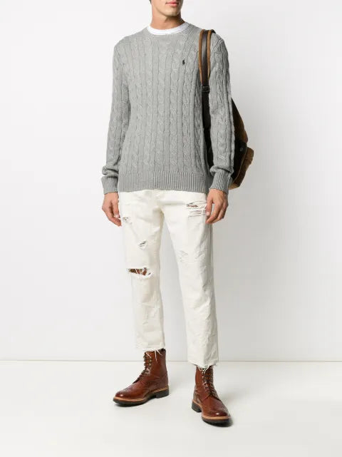 Polo Ralph Lauren cable knit knitted sweatshirt