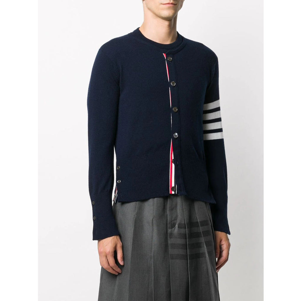 Men's Round neck Cardigan | Thom Browne