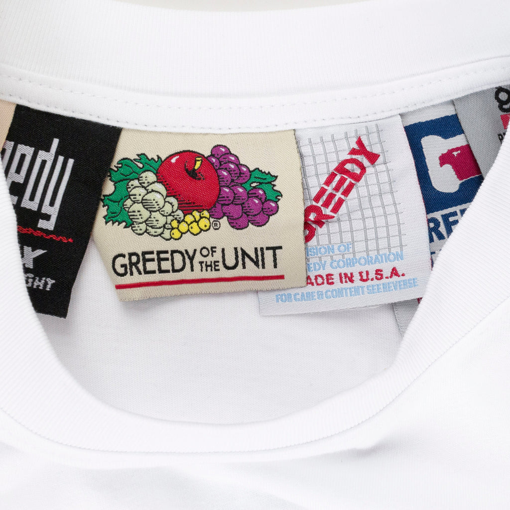 MULTI TAG WHITE T-SHIRT