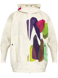 Homme Plissé Issey Miyake graphic print hooded jacket