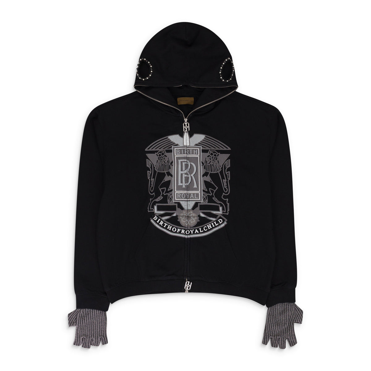 BLACK ROYCE CROWN HOODIE