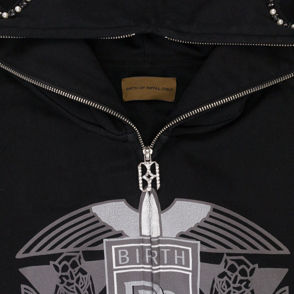 BLACK ROYCE CROWN HOODIE