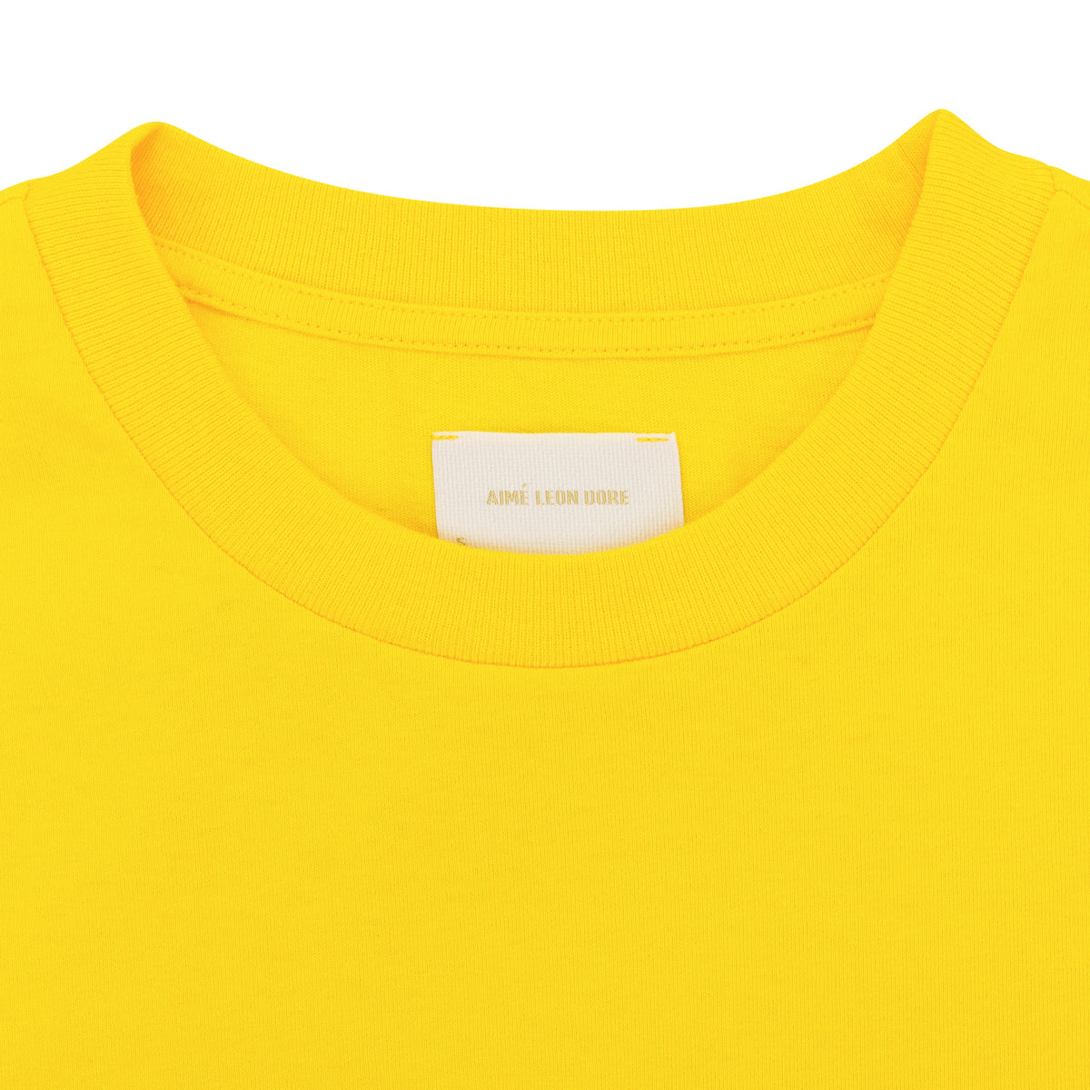 YELLOW CHROME LOGO T-SHIRT