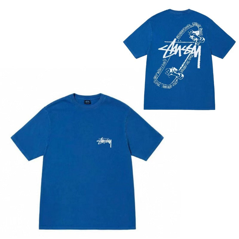 Stussy T Shirts Casual Versatile Loose T Shirts Couple
