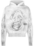 HELLSTAR Hstar Records "White" hoodie