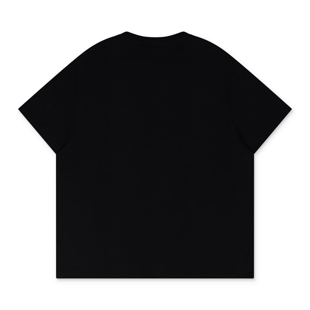 Black Pegasus Script Logo Tee