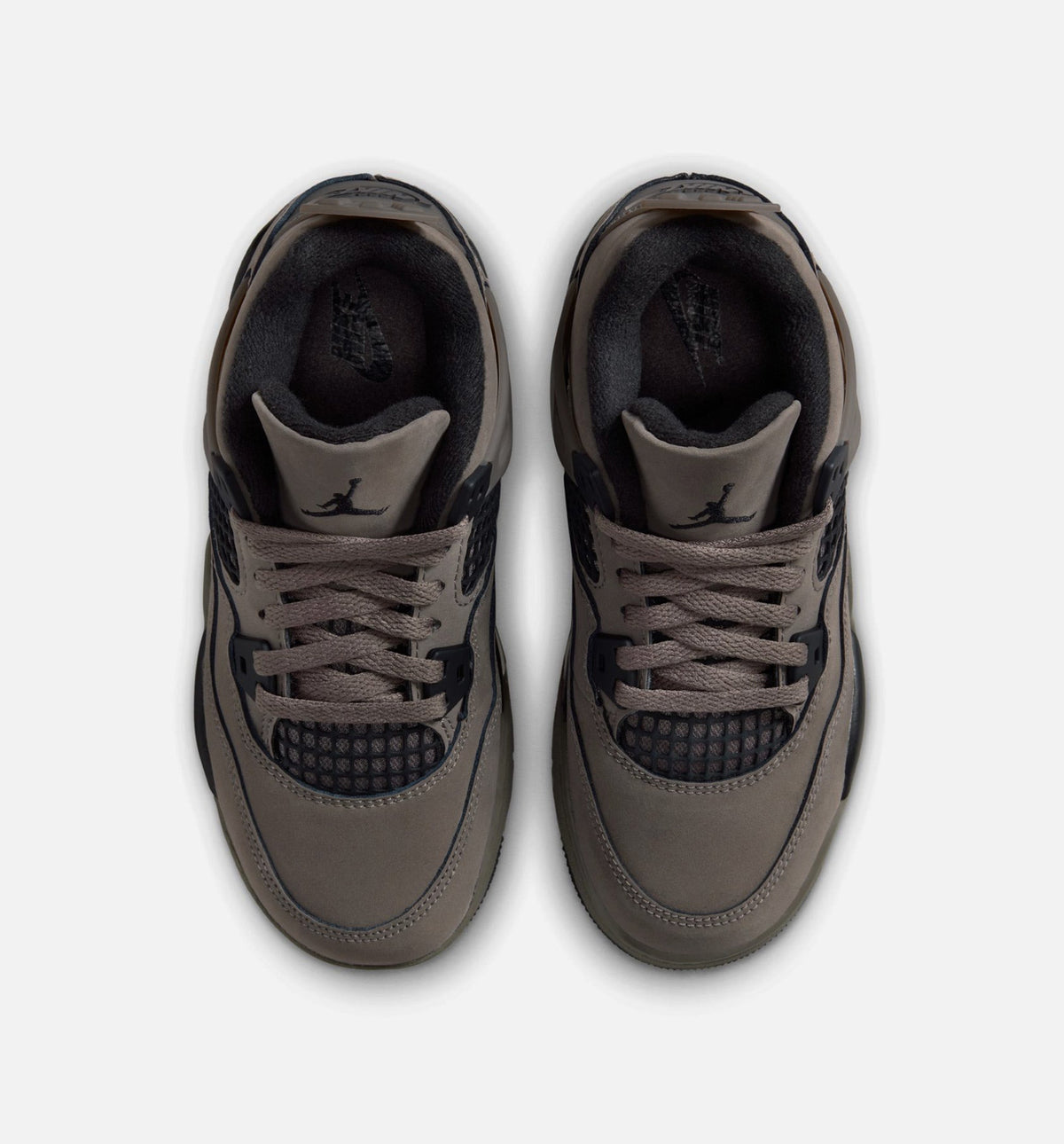 Air Jordan 4 Retro Cave Stone And Black Preschool Shoes - Cave Stone Black Moon Particle