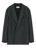 LEMAIRE soft double breasted jacket in polywool