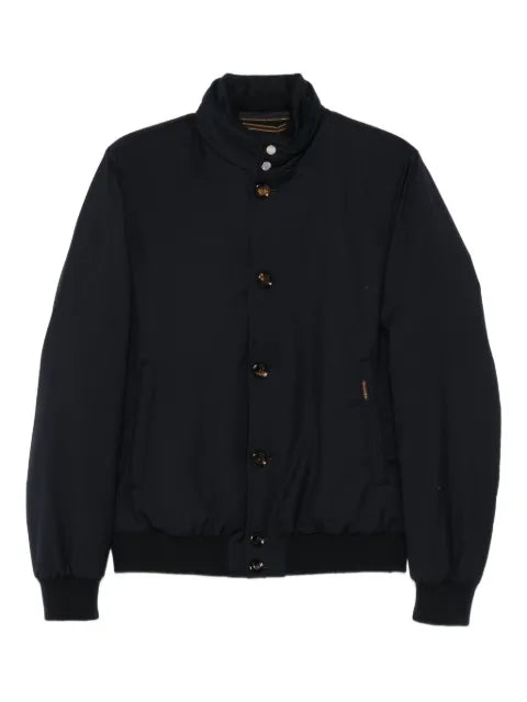 Moorer button-fastening bomber jacket