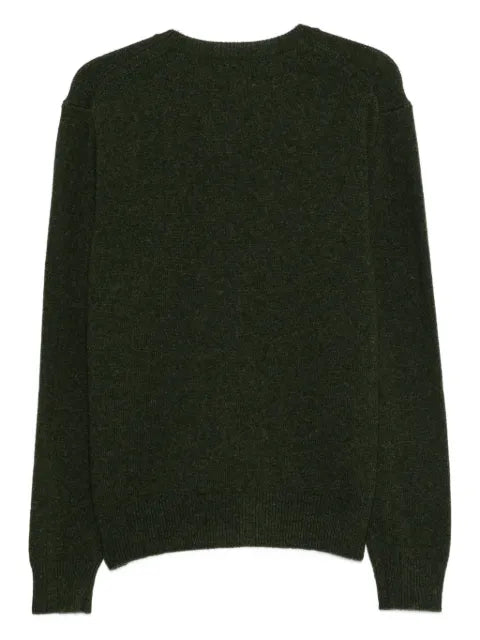 Baracuta embroidered crew-neck sweater