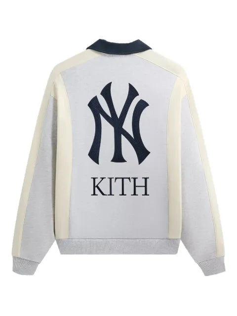 KITH x New York Yankees Nelson panelled rugby sweatshirt