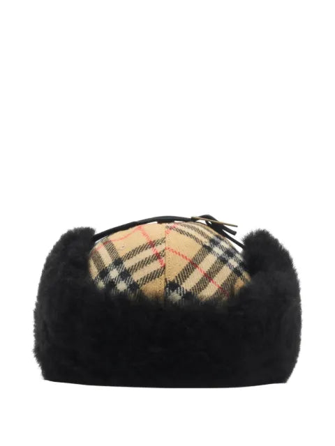 Burberry Check baseball cap in wool