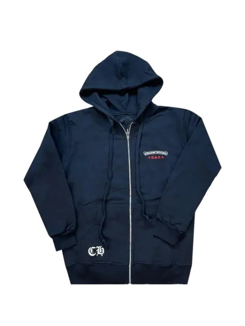 Chrome Hearts American flag-print fleece hoodie