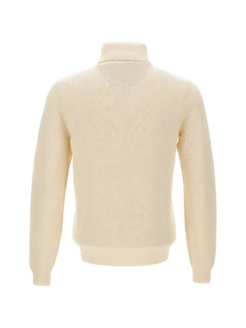 Sun68 embroidered logo roll-neck sweater