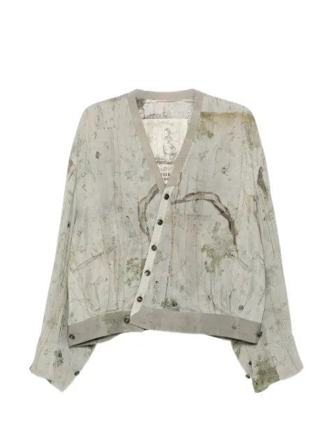 Ziggy Chen printed silk jacket