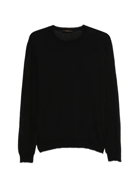 Zanone long-sleeve crew-neck knitwear