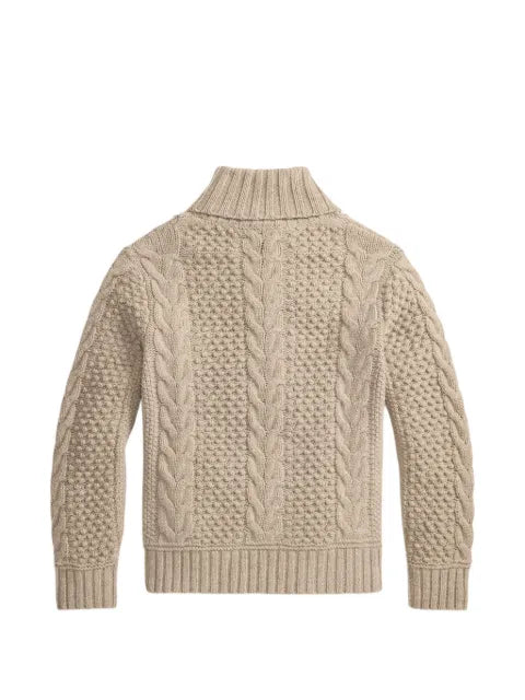 Ralph Lauren RRL cable-knit shawl-collar sweater