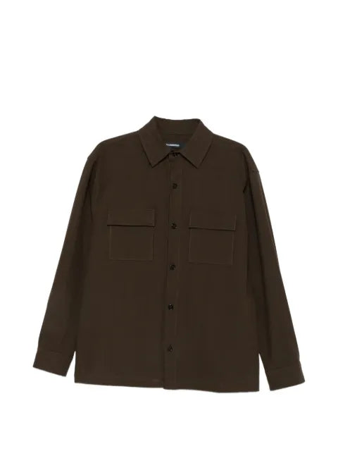 Karl Lagerfeld flap-pocket overshirt