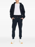 Dolce & Gabbana logo-patch zip-up hoodie