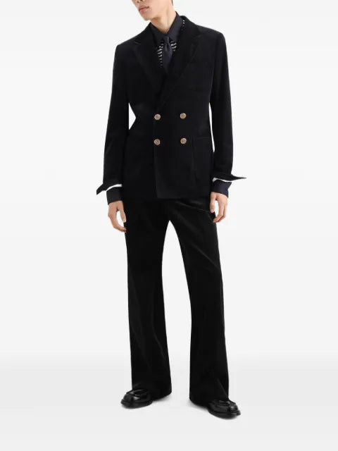 Dolce & Gabbana Portofino double-breasted velvet jacket