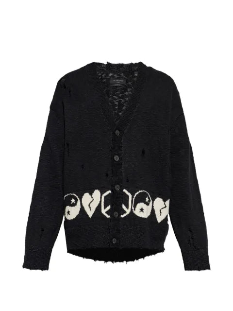 AllSaints Tabua distressed cardigan