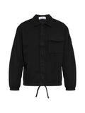 Stone Island organic panama cotton "old" effect overshirt