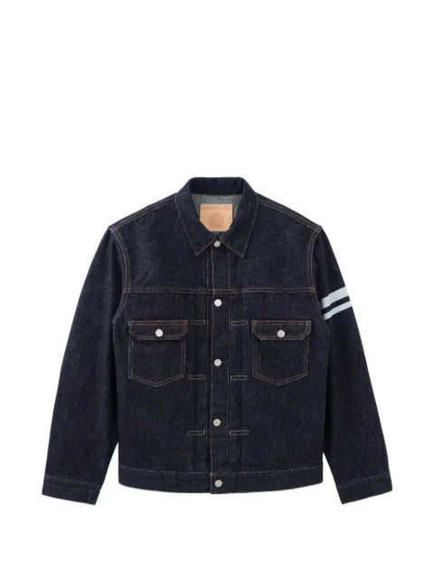Momotaro Classic stripe-detail denim jacket