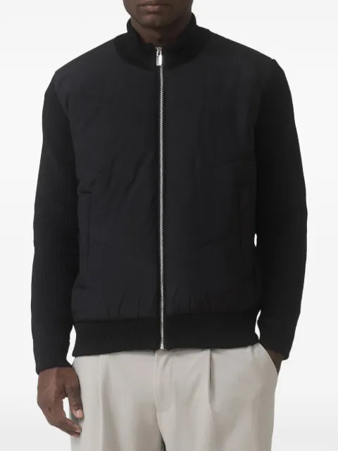 MAUVAIS quilted panelled jacket