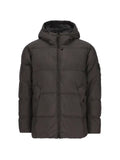 Stone Island compass-patch hooded jacket