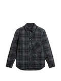 Woolrich checked quilted shirt jacket