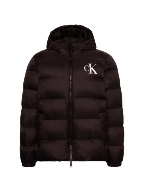 Calvin Klein logo-print puffer jacket
