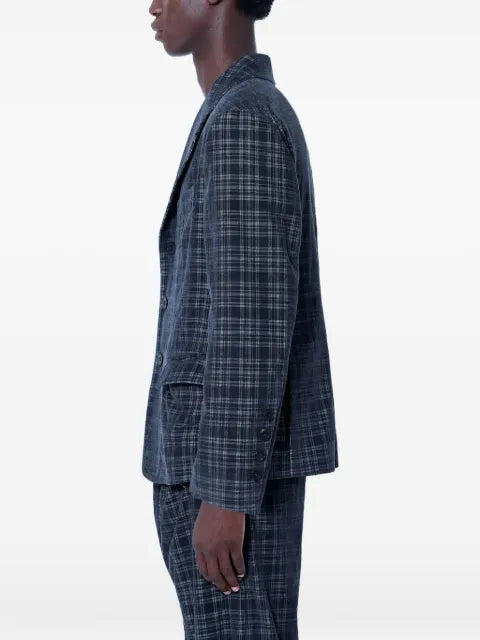 Vivienne Westwood checked notched-lapels blazer