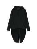 Comme des Garçons Homme Plus asymmetric-hem hoodie