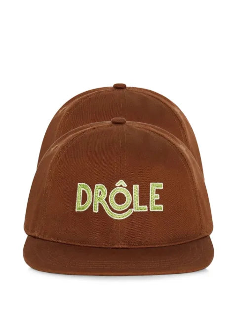 Drôle De Monsieur logo-embroidered baseball cap