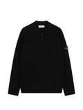 Stone Island logo-patch polo-collar sweater