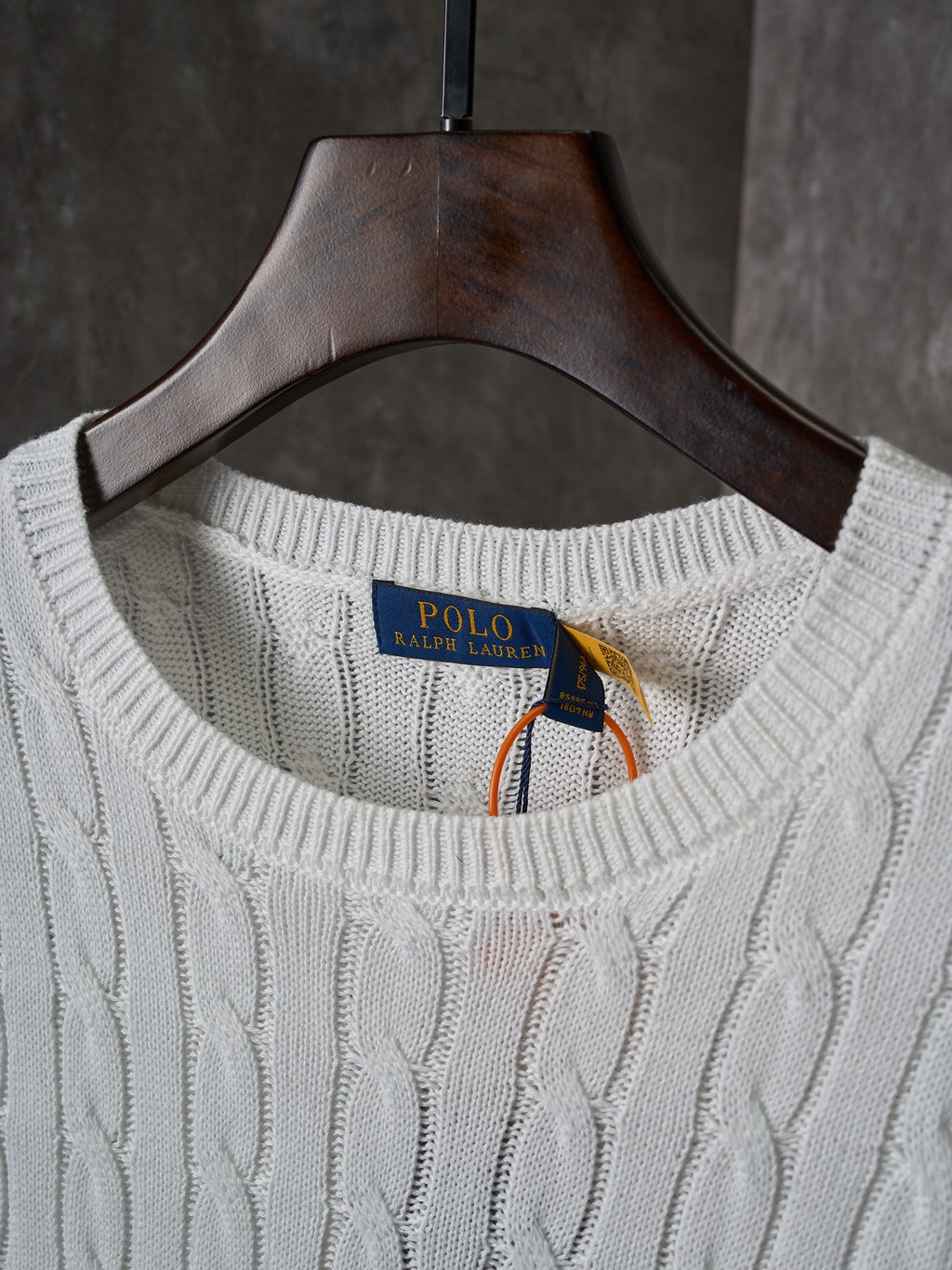 Ralph Lauren Men's Cable‑Knit Crew‑Neck Short‑Sleeve Sweater