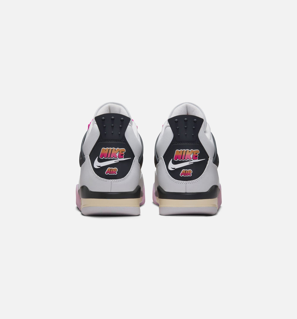 Air Jordan 4 Retro Mens Lifestyle Shoe - Off White/Fire Pink/Anthracite