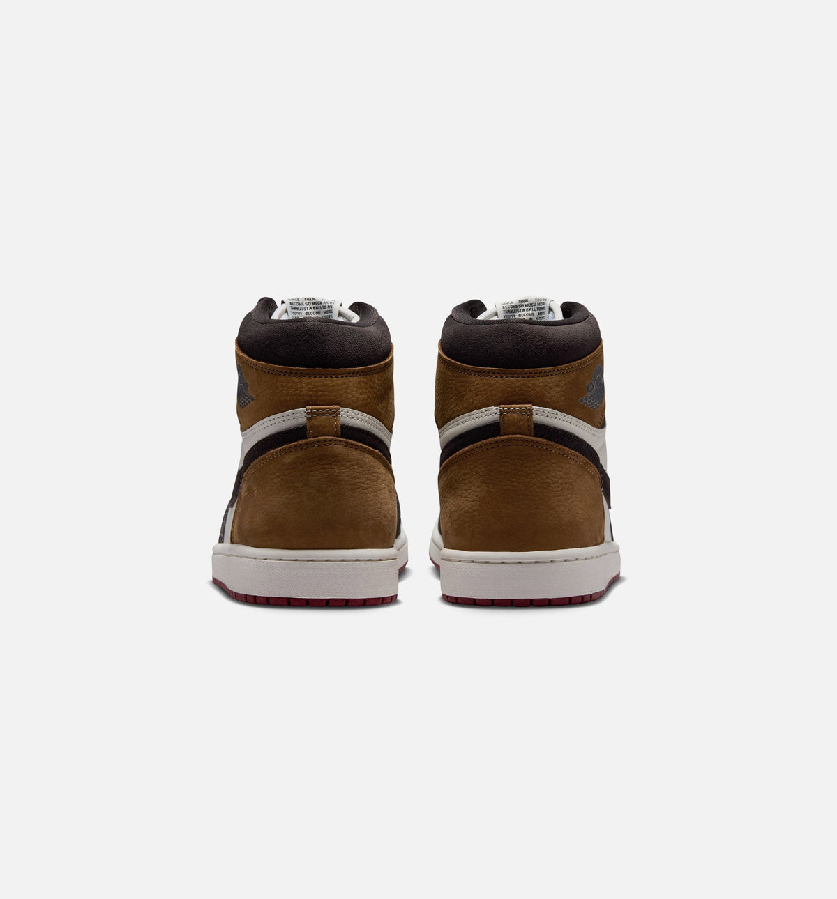 Air Jordan 1 Retro High OG Mens Lifestyle Shoe - Shadow Brown/Team Red/Light British Tan