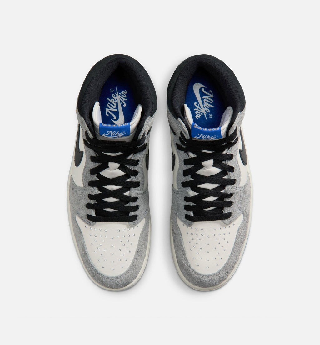 Air Jordan 1 Retro High OG Mens Lifestyle Shoe - Cool Grey/Black/Sail/Game Royal