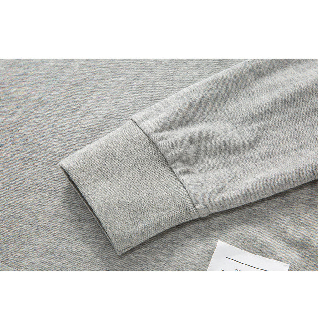 4 - Bar Puppy Embroidered Long Sleeve T - Shirt - Premium Cotton Tee | Thom Browne