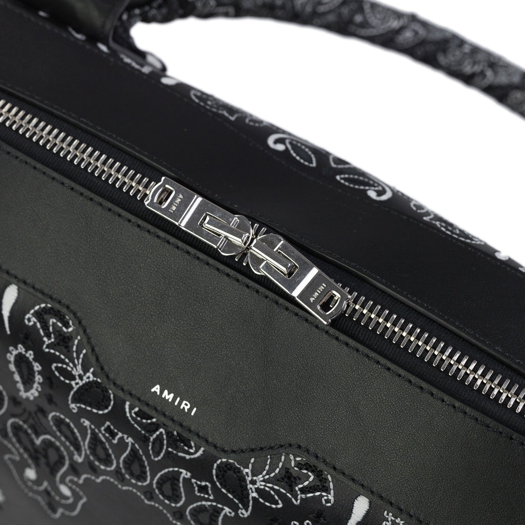 Black Weekender Bandana Bag