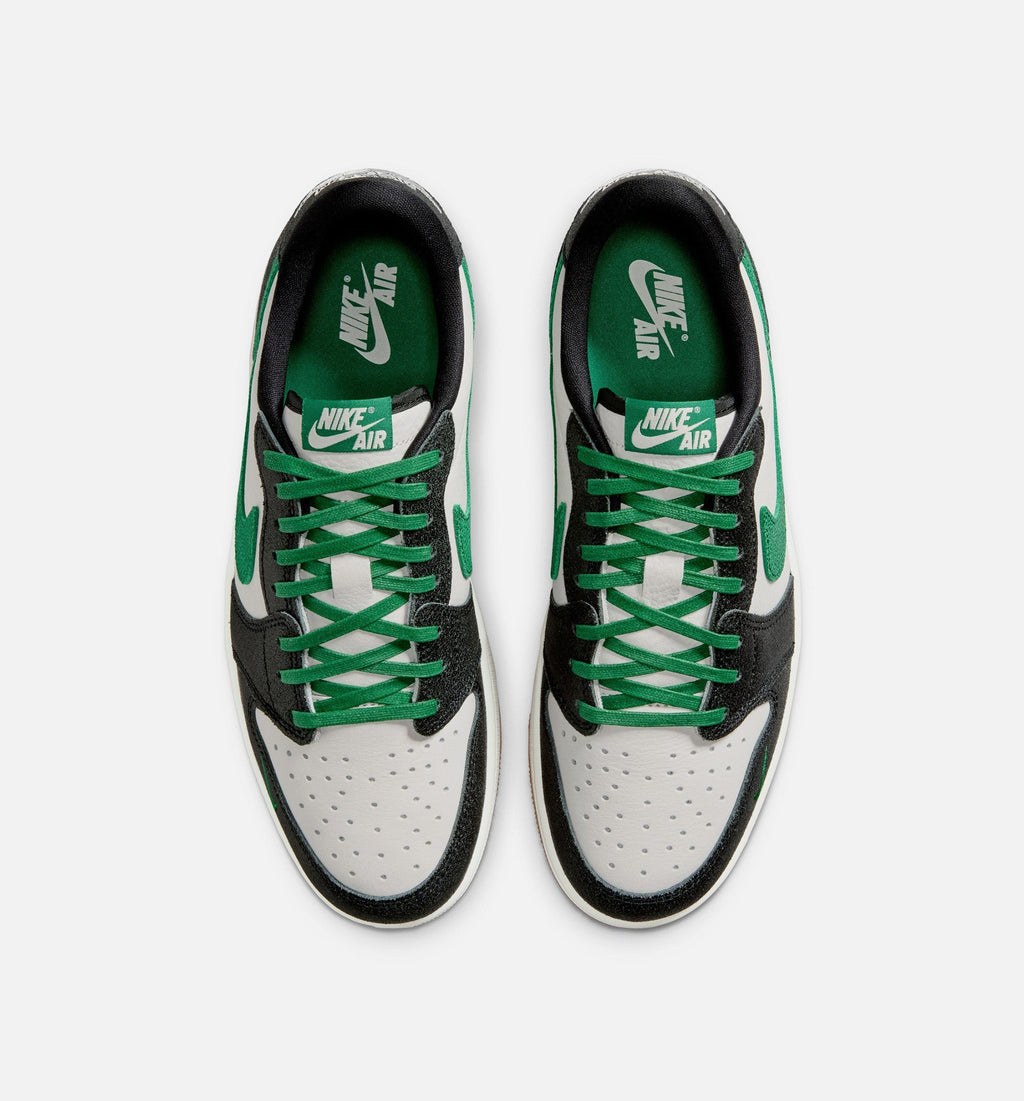 Air Jordan 1 Retro Low OG Mens Lifestyle Shoe - Phantom/Pine Green/Black