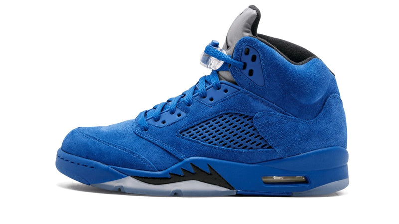 Air Jordan 5 Retro 'Blue Suede' – University Blue Suede AJ5 with 3M Tongue & Icy Clear Sole