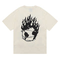 Gallery Dept T Shirts Hip Hop Skull Design Printed Short Sleeve
