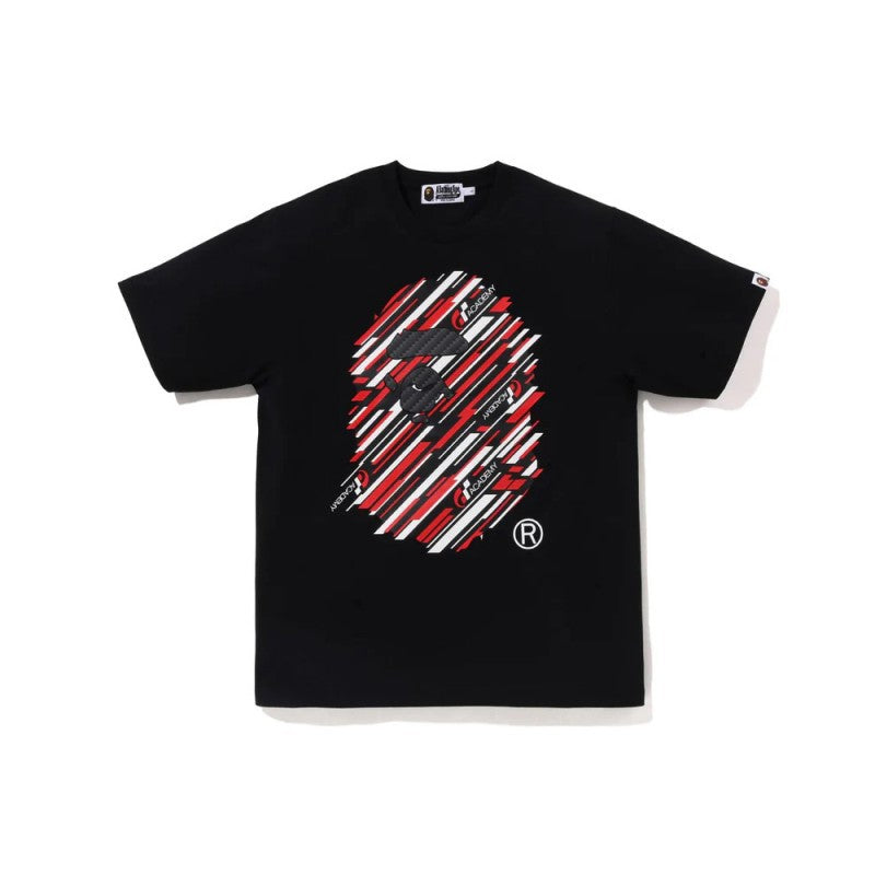 Bape Multi Pattern Camo Ape Head Graphic Oversized Tee Streetwear