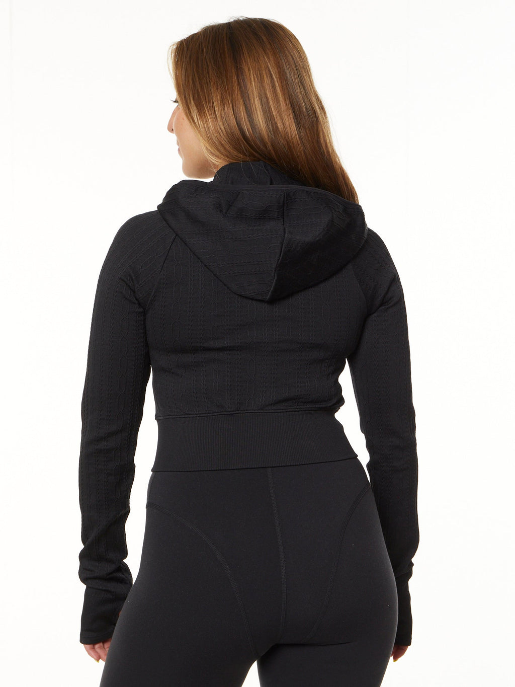 Seamless Cable Knit Jacket